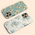 Custom Initials Shabby Chic Rococo iPhone Case